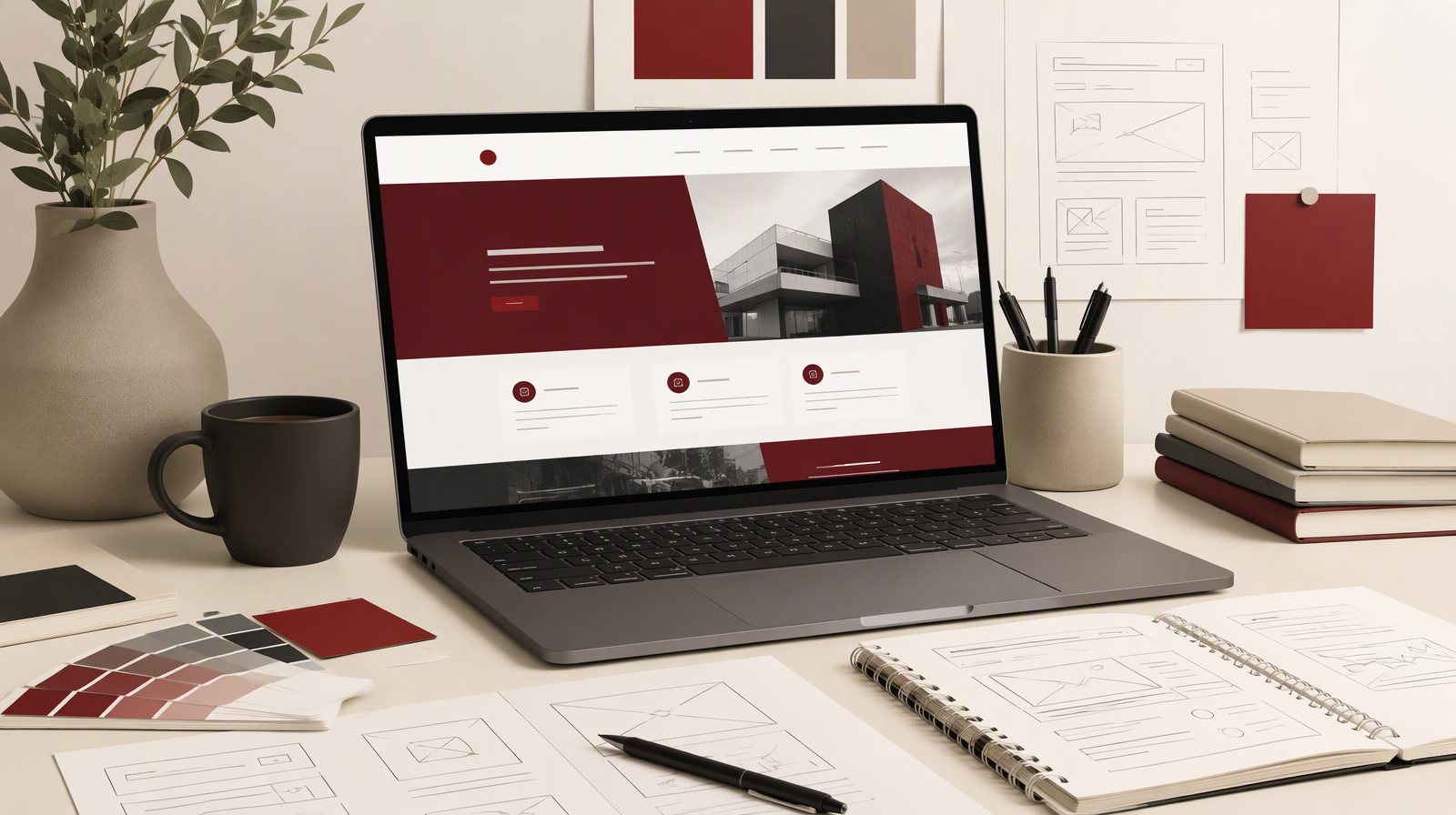 Example of a small business website designed by Wrenhollow